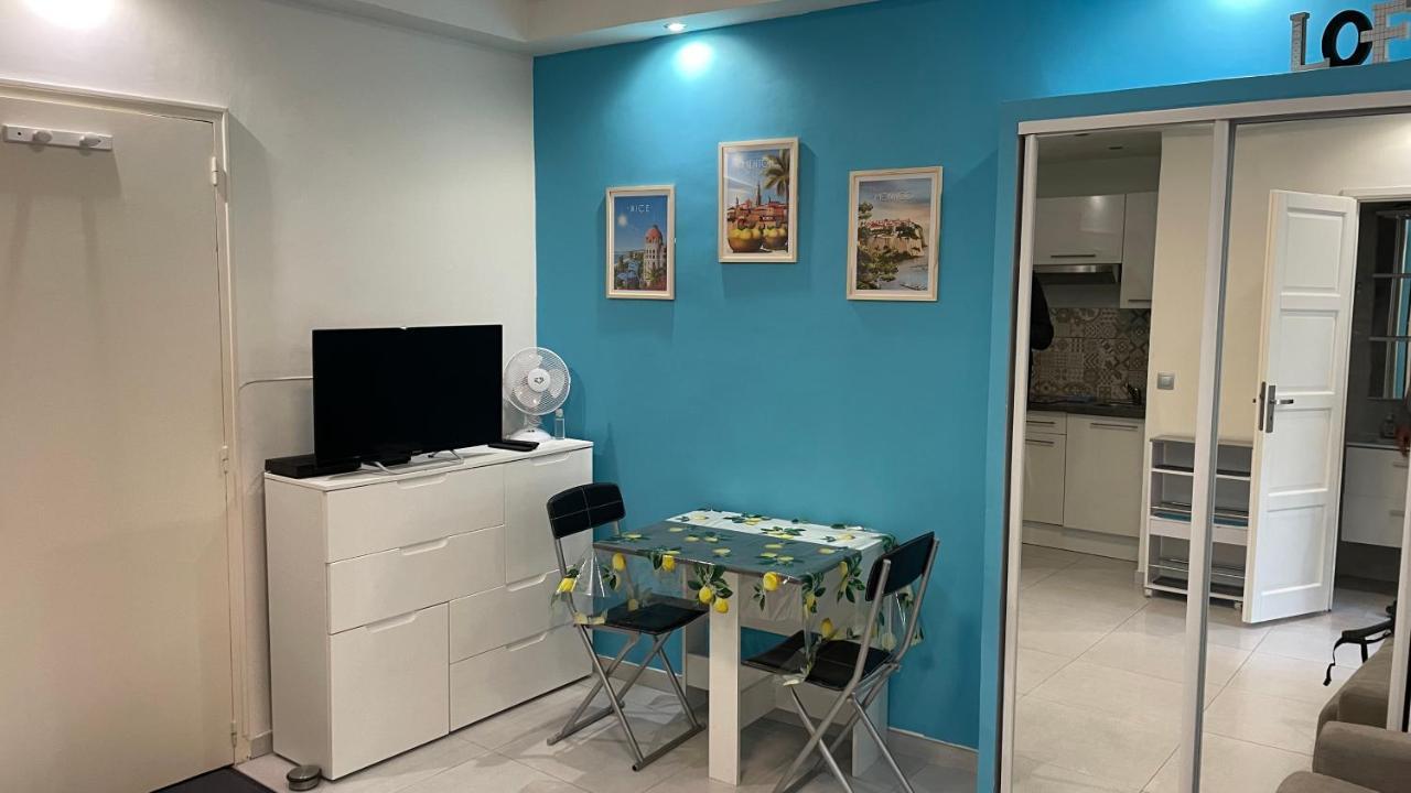 Studio Rue Pietonne Proche Plage Menton Buitenkant foto