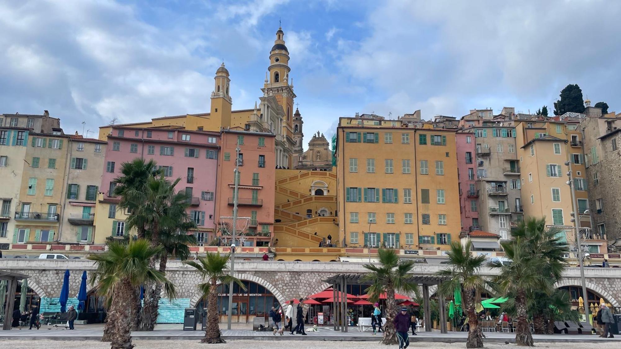 Studio Rue Pietonne Proche Plage Menton Buitenkant foto